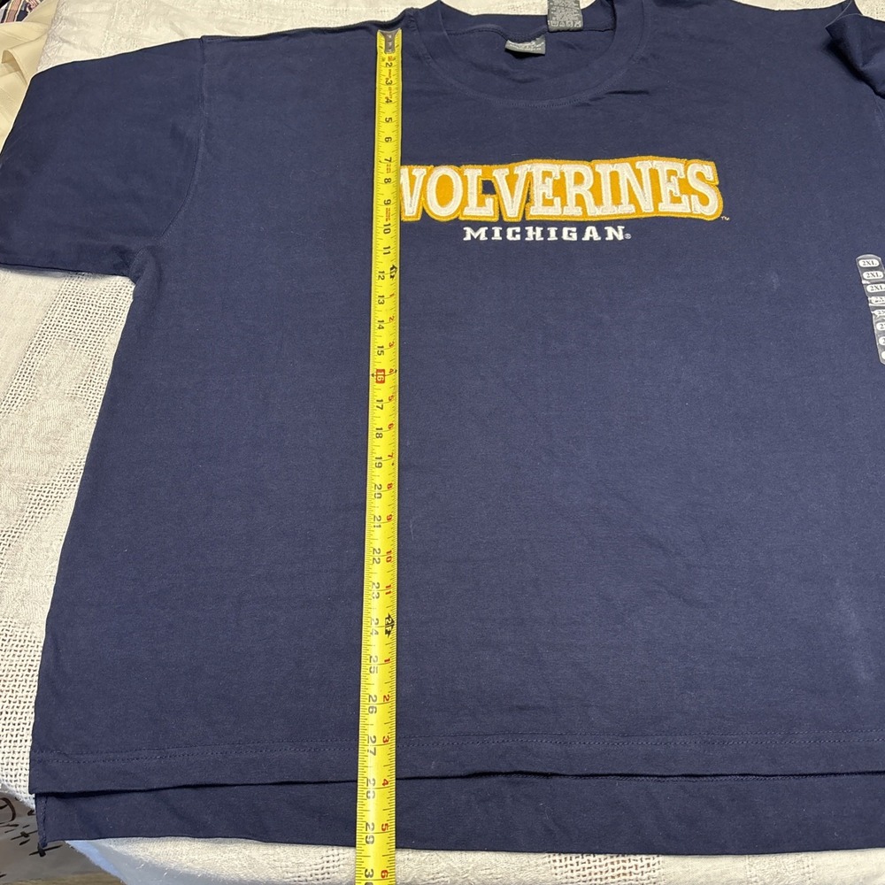 NWT Vtg Active Sports Michigan Wolverines Shirt Mens Sz 2XL NCAA Y2K‎ Football - Picture 8 of 13